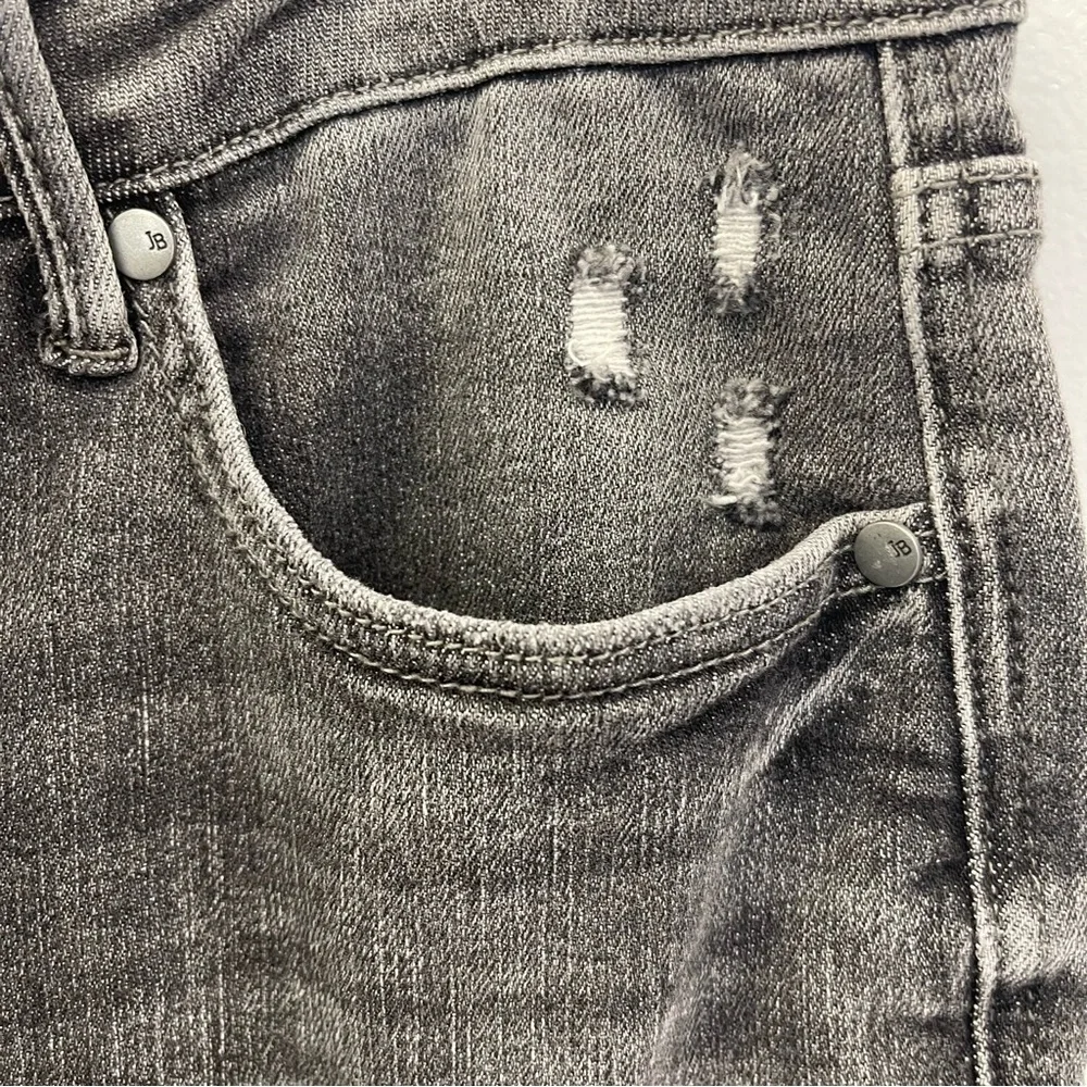 Judy Blue High Waist Tummy Control Release Hem Skinny Jeans in Black - 15 / 32 - Picture 4 of 7